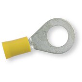 Cosse à anneau pré-isolée 3505 jaune, Ø 10,4, 2,5-6 mm²